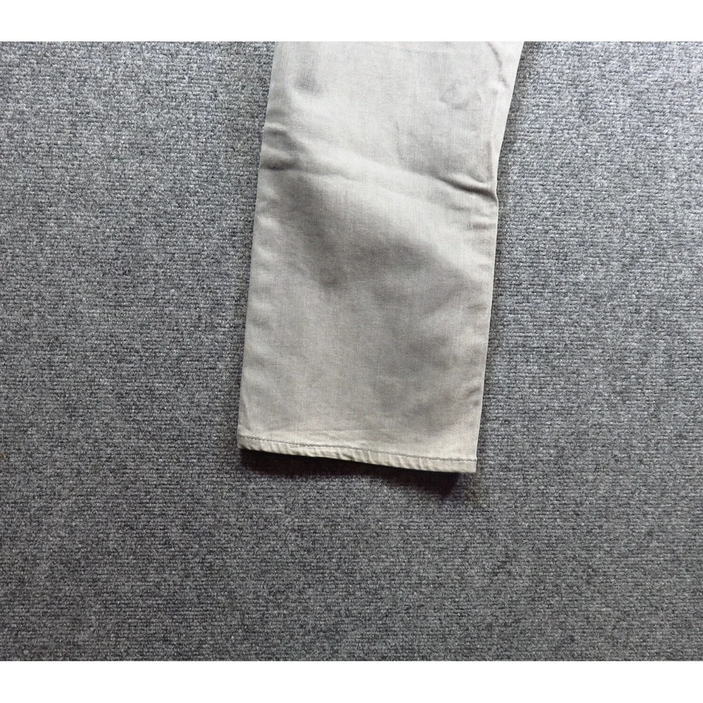John Varvatos USA 40 x 31 Gray Denim Jeans Buttonfly Straight Leg Beale